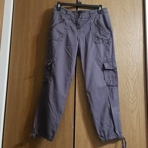 Ankle cargo pants. Size 2. Grey. Great condition